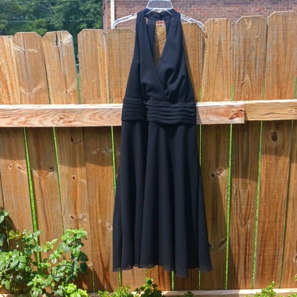 Flirty black dress